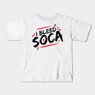 I Bleed Soca - Caribbean Music Lover Kids T-Shirt